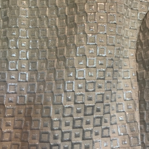 Cream and Silver Banana Republic Sheath - Picture 2 of 2